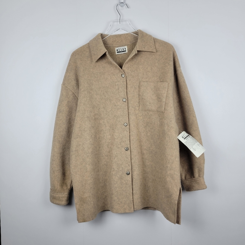 Vtg Relay Button Down Shirt M